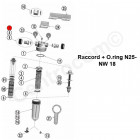 Raccord + O.Ring NW 25 3/4" - NW 18